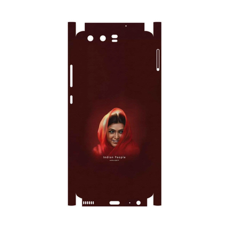 برچسب پوششی ماهوت مدل Portrait of an Indian Woman-FullSkin مناسب برای گوشی موبایل هوآوی P10