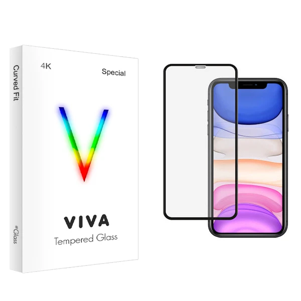 محافظ صفحه نمایش ویوا مدل 4K مناسب برای گوشی موبایل اپل iPhone xr