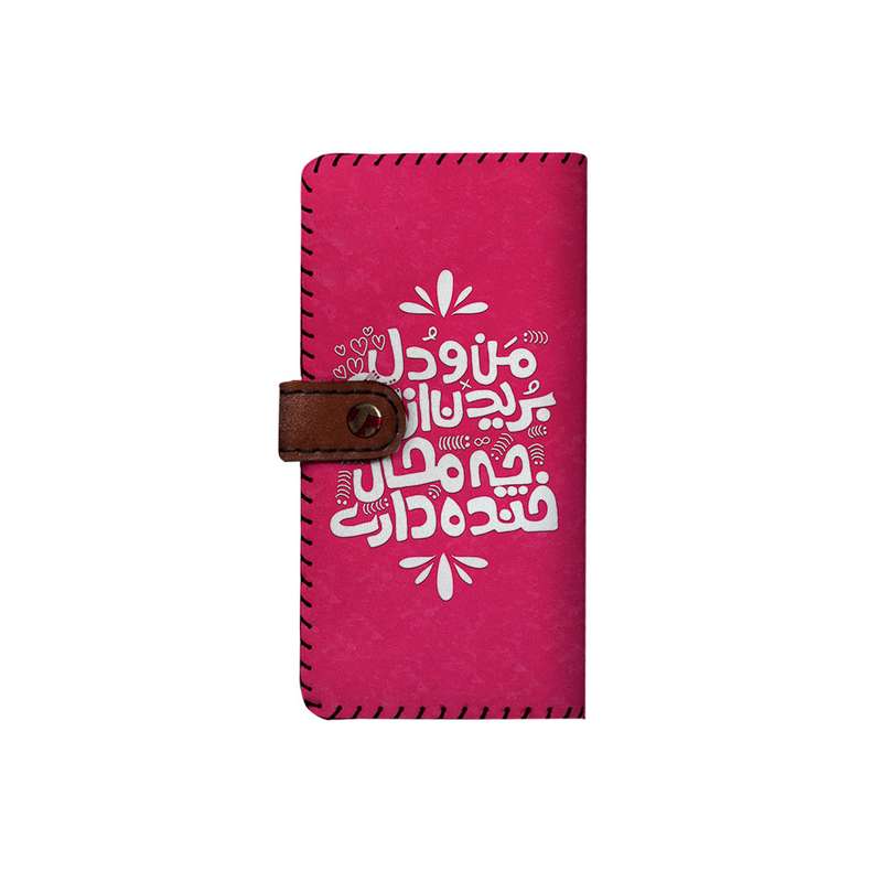 کیف پول چرمی ترمه طراحان ایده مدل بنددار کد nic003