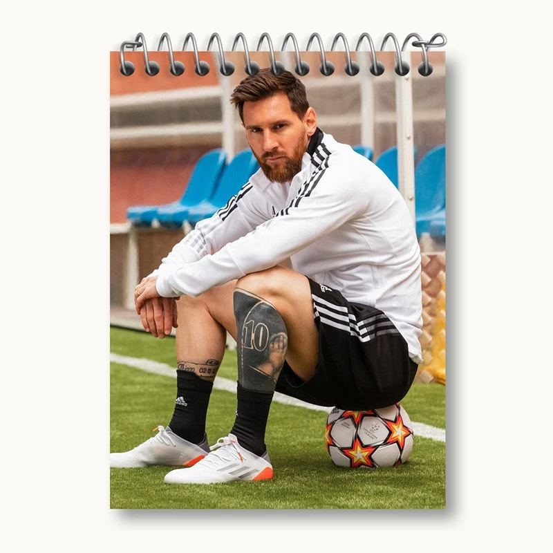 دفتر یادداشت 50 برگ خندالو مدل لیونل مسی کد 13978