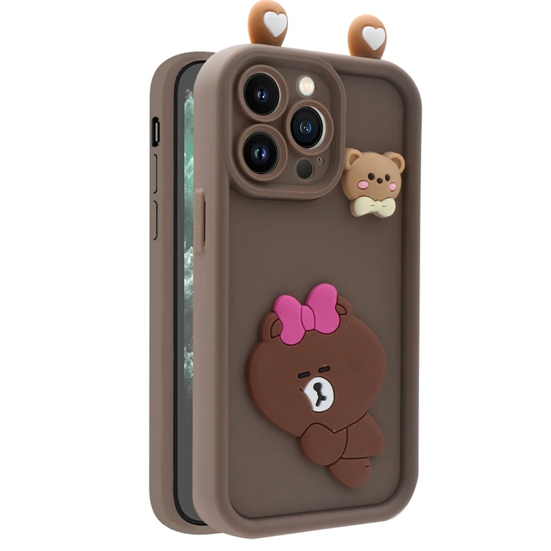 کاور مدل TeddyBear مناسب برای گوشی موبایل اپل iphone 13 Pro