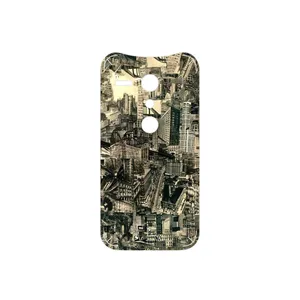 MAHOOT Collage of Skyscraper Cover Sticker for Motorola Moto G