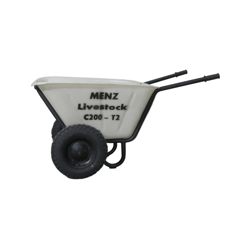 فرغون منز قورچی مدل دامداری 2 چرخ با لگن پلی اتیلنی