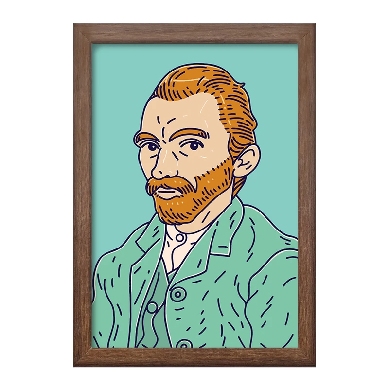 تابلو خندالو طرح ونسان ونگوگ کد 25450