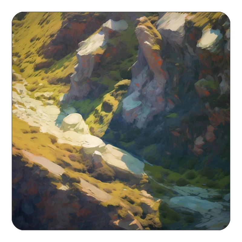 مگنت کاکتی طرح نقاشی رنگ روغن مدل mp71937