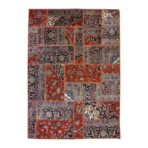 کلاژ فرش دستبافت سه متری مدل چهل تکه کد N.K.P.CO.C19