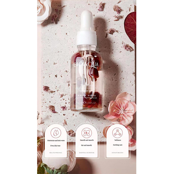 روغن صورت بایو آکوا مدل The Rose حجم 30 میلی لیتر