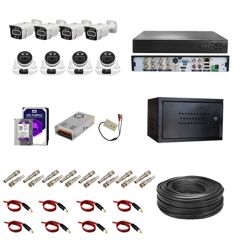 سیستم امنیتی مدل B08 مجموعه 8 عددی