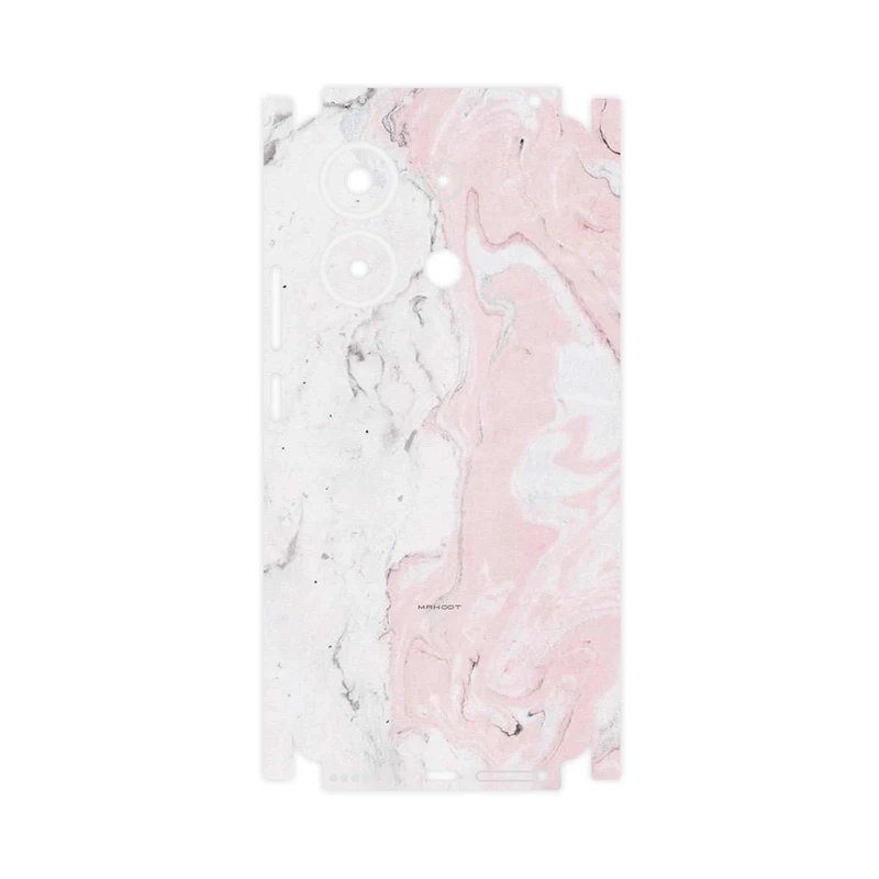 برچسب پوششی ماهوت مدل Blanco_Pink_Marble-FullSkin مناسب برای گوشی موبایل شیائومی Redmi Note 13 4G