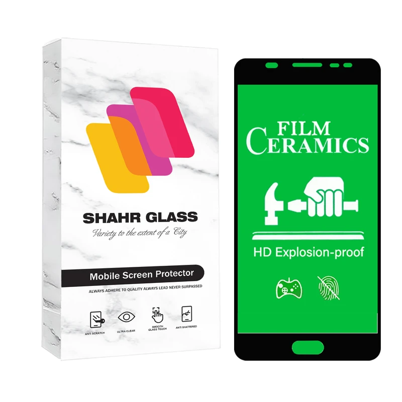 محافظ صفحه نمایش سرامیکی شهر گلس مدل CERCLRSH مناسب برای گوشی موبایل سامسونگ Galaxy J7 2015 / Galaxy J7 Core / Galaxy J7 Duos / Galaxy J700