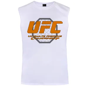 تاپ مردانه مدل UFC   کد V61 رنگ سفید 