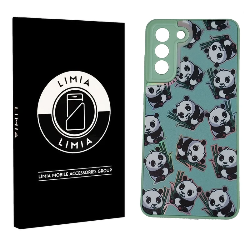 کاور لیمیا مدل فانتزی لنزدار طرح عروسکی PVD مناسب برای گوشی موبایل سامسونگ Galaxy S21 FE