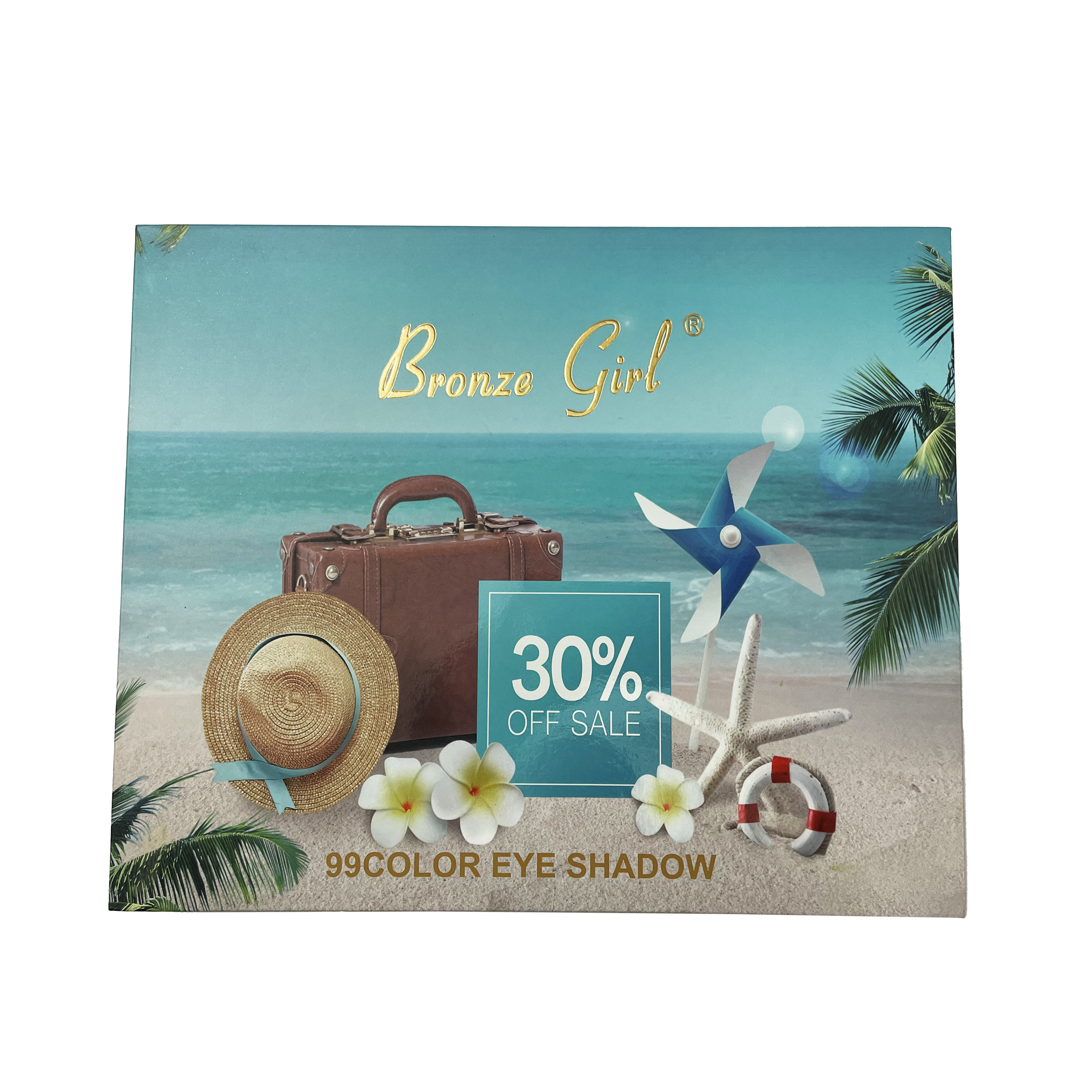 پالت آرایش صورت برنز گرل مدل ocean کد 101