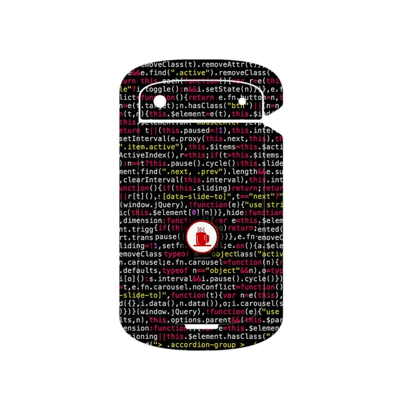 برچسب پوششی ماهوت مدل Programming 1 مناسب برای گوشی موبایل بلک بری Bold Touch 9900
