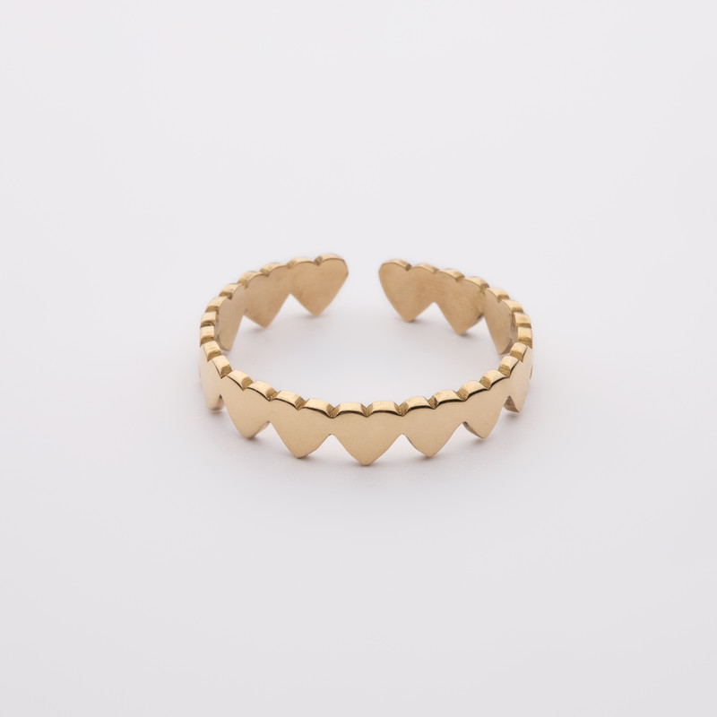 انگشتر طلا 18 عیار زنانه پرسته مدل WR564