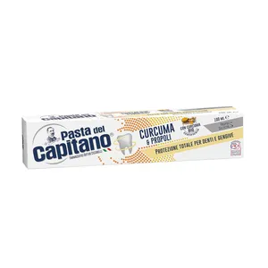 خمیر دندان پاستا دل کاپیتانو مدل Curcuma and Propoli حجم 100 میلی لیتر
