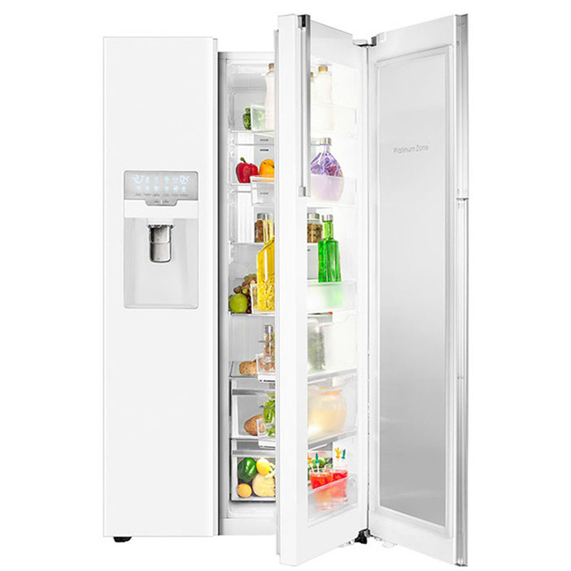 یخچال فریزر ساید بای ساید 35 فوت اسنوا مدل S3Di-S100-W