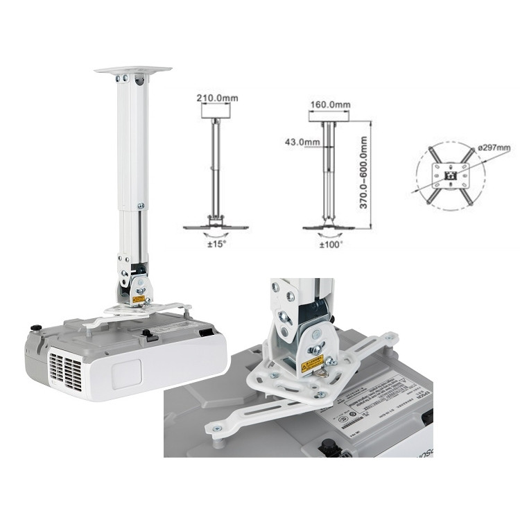 پایه سقفی ویدئو پروژکتور ان بی مدل NBT817-60