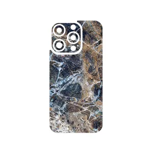 MAHOOT Earth_White_Marble Cover Sticker for Apple iPhone 15 Pro