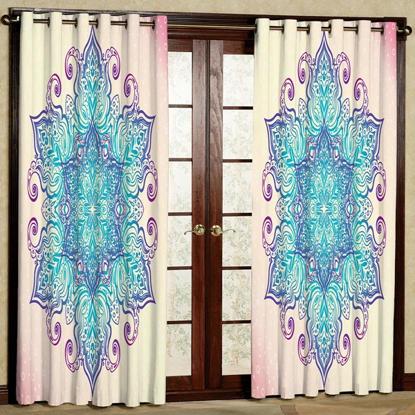 پرده مدل مخمل پانچی کد 6746 سایز 280x140 سانتی متر