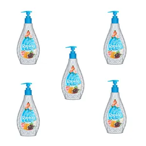 مایع دستشویی راپیدو مدل cocoa & honey حجم 450 میلی لیتر مجموعه 5 عددی
