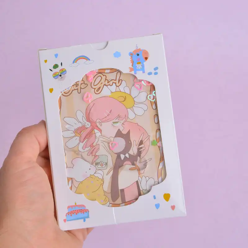 دفترچه یادداشت مدل آکواریومی طرح دختر