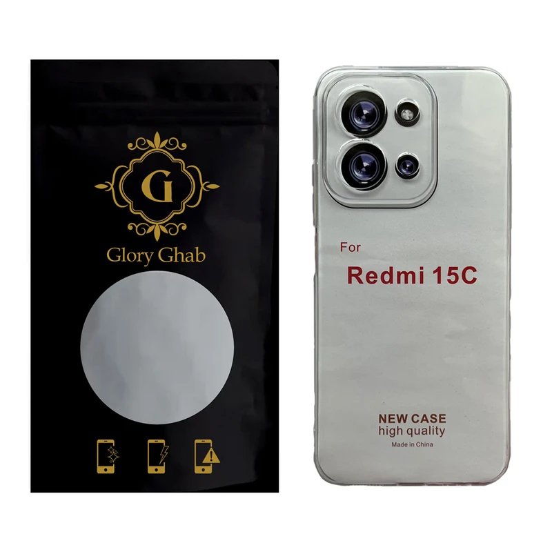 کاور گلوری قاب مدل ژله ای JLS مناسب برای گوشی موبایل شیائومی Redmi 15C
