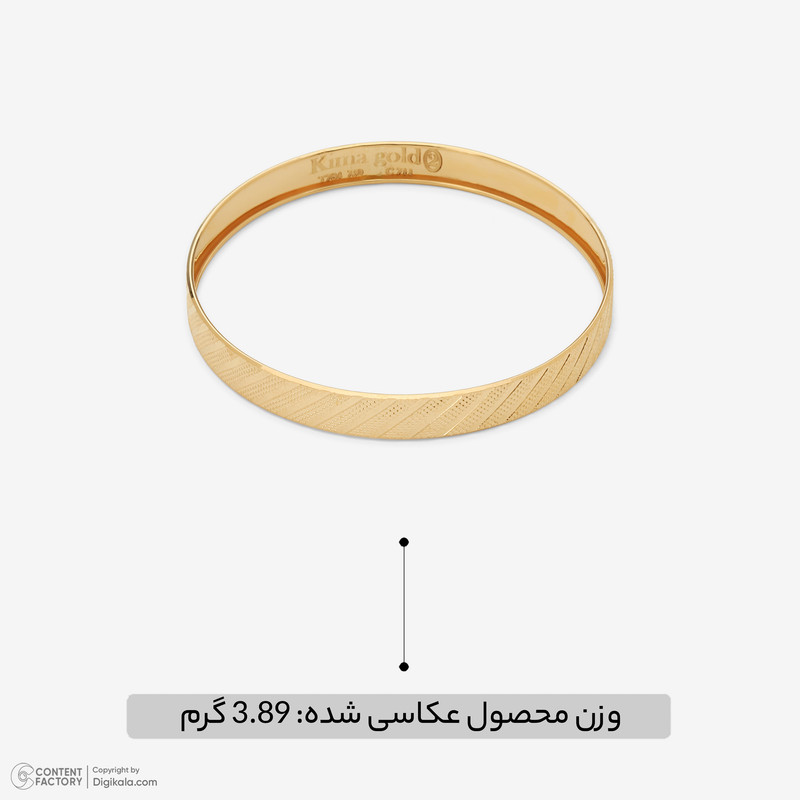 النگو طلا کم اجرت 18 عیار زنانه مایا ماهک مدل MB2107 