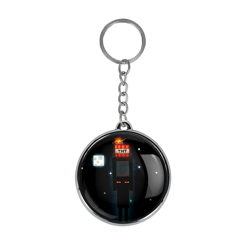 جاکلیدی خندالو طرح بازی ماینکرافت Minecraft مدل دوطرفه کد 3699536996