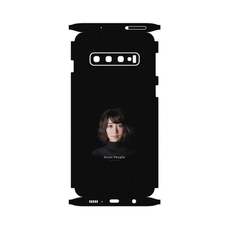 برچسب پوششی ماهوت مدل Portrait of an Asian Woman-FullSkin مناسب برای گوشی موبایل سامسونگ Galaxy S10