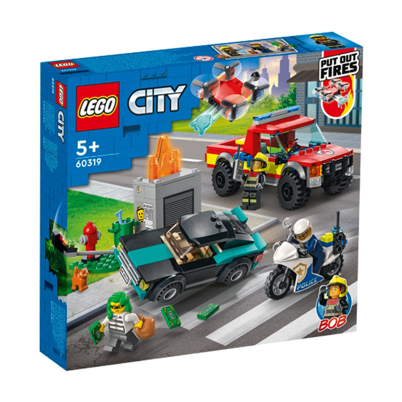 لگو سری سیتی مدل Fire Rescue & Police Chase کد 60319