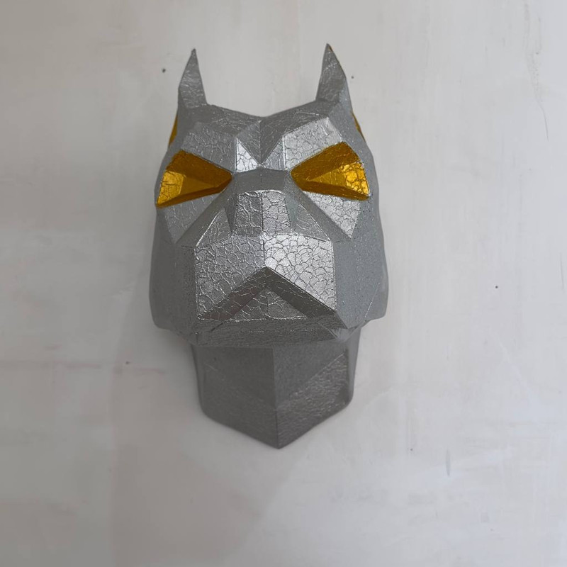 دیوارکوب مدل سگ پیتبال هندسی