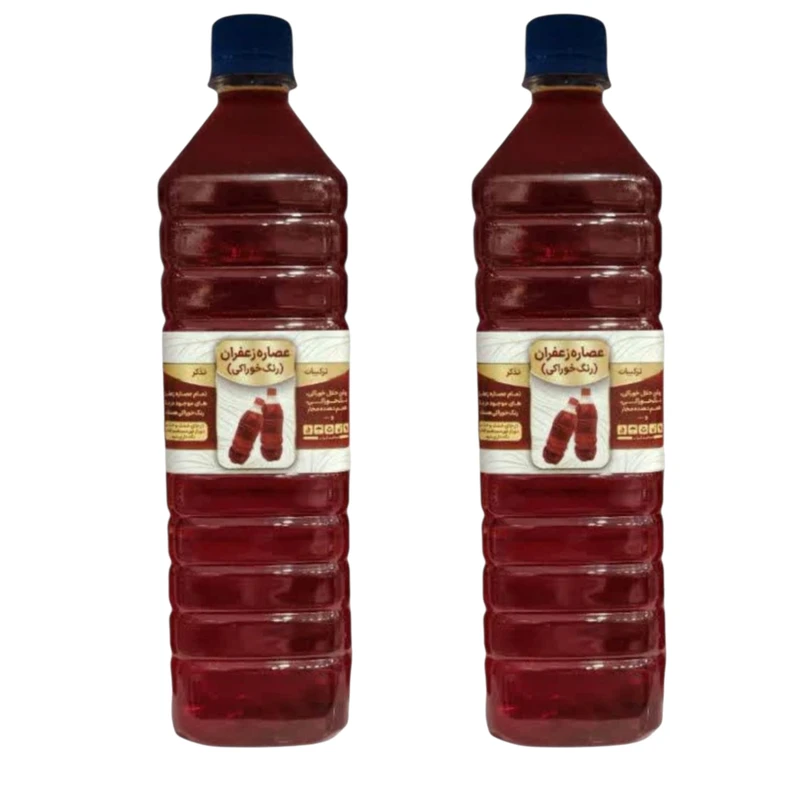 عصاره زعفران - 1 لیتر بسته دو عددی
