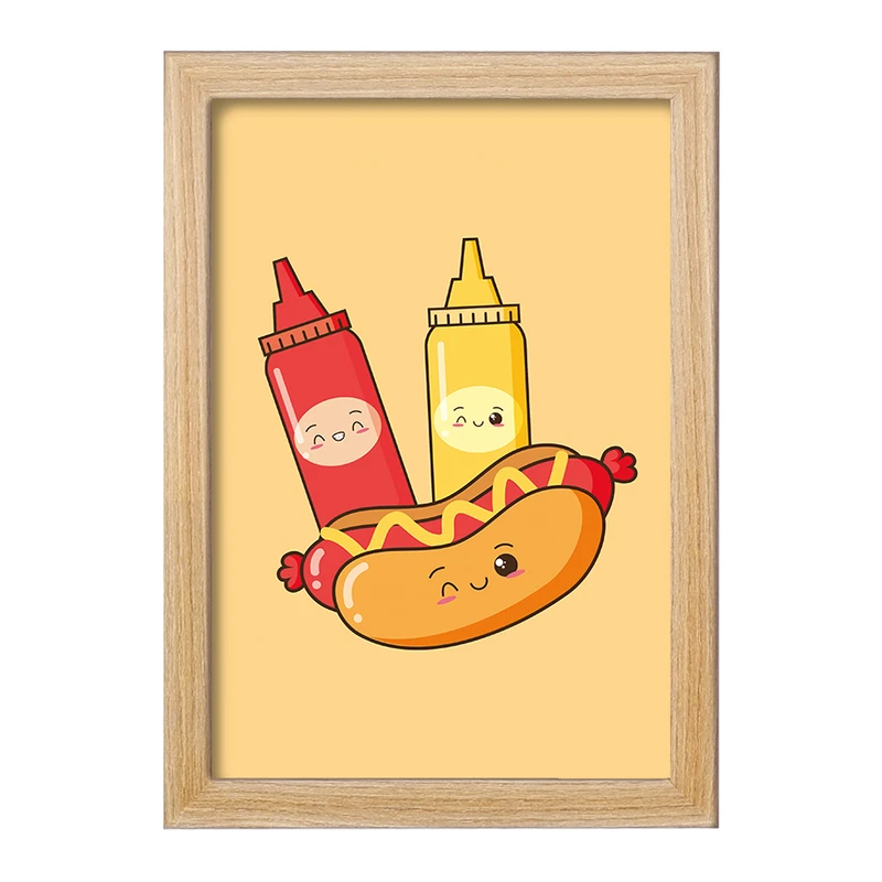 تابلو خندالو مدل فست فود کد 36567