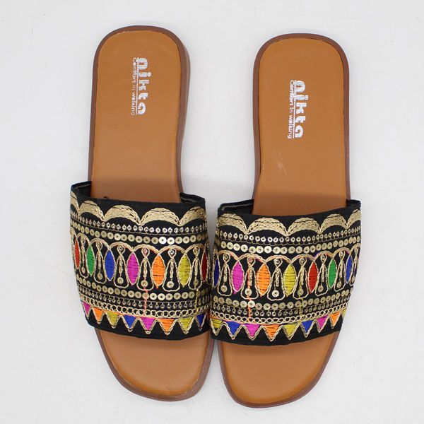 صندل زنانه نیکتا مدل 25-4200 کد 1438-BK -  - 4