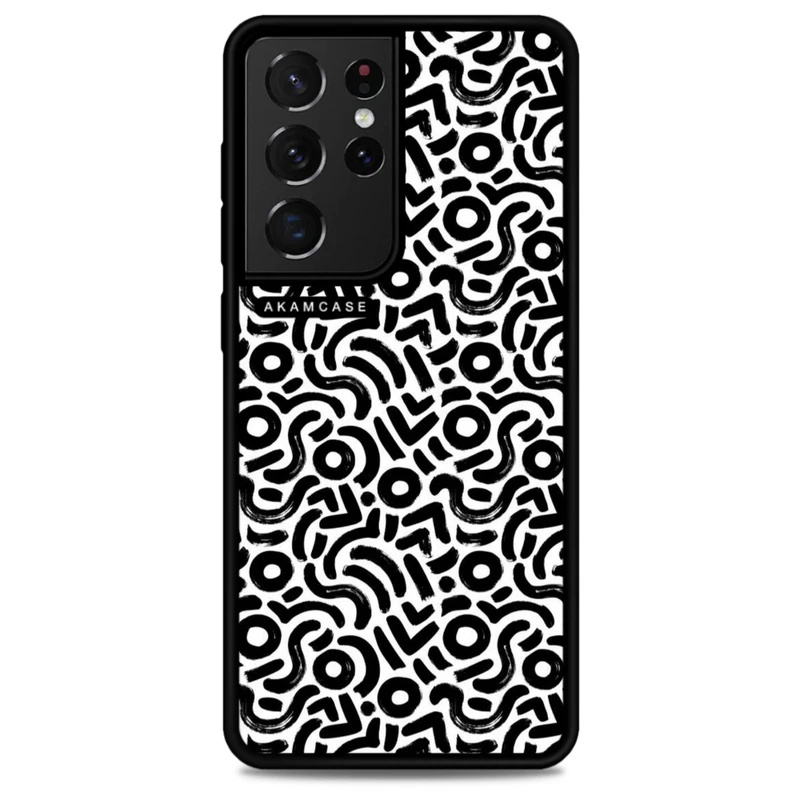 کاور آکام مدل AMC-WSGS21U-DOODLE5 مناسب برای گوشی موبایل سامسونگ Galaxy S21 Ultra