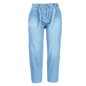 شلوار جین زنانه مدل مام اسمایل کد 10000243