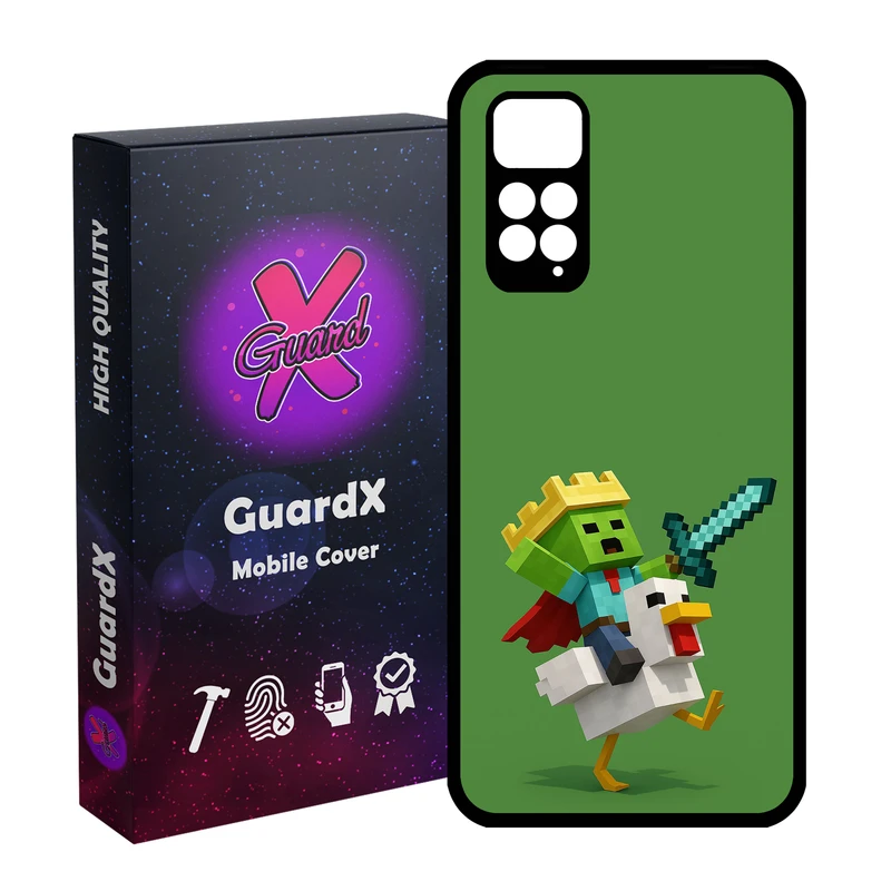 کاور گارد ایکس طرح Minecraft مدل 10881 مناسب برای گوشی موبایل شیائومی Redmi Note 11S/ Note 11 4G
