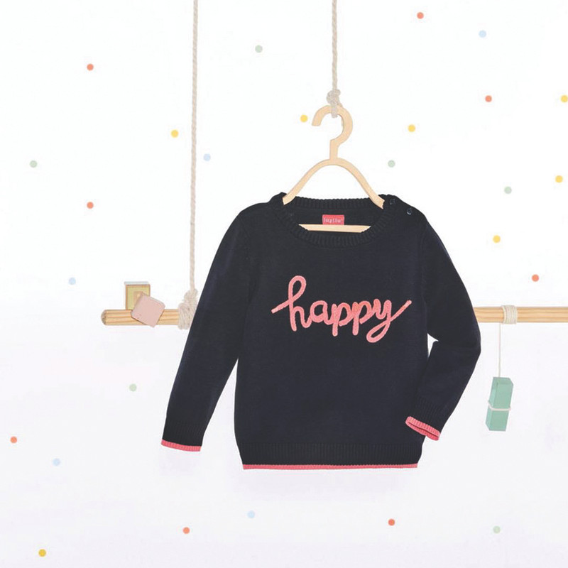 پلیور دخترانه لوپیلو مدل happy