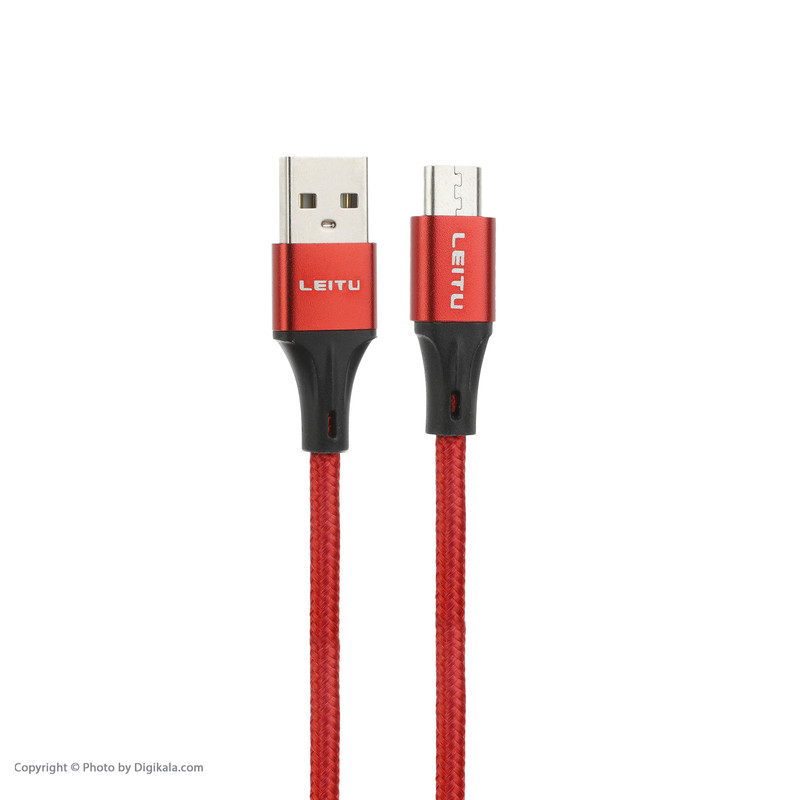 کابل تبدیل USB به microUSB لیتو مدل LD-38 طول 0.2 متر