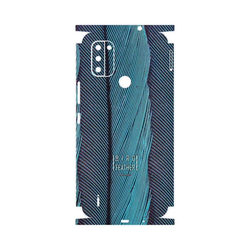 برچسب پوششی ماهوت مدل Turquoise feathers-FullSkin مناسب برای گوشی موبایل نوکیا C31