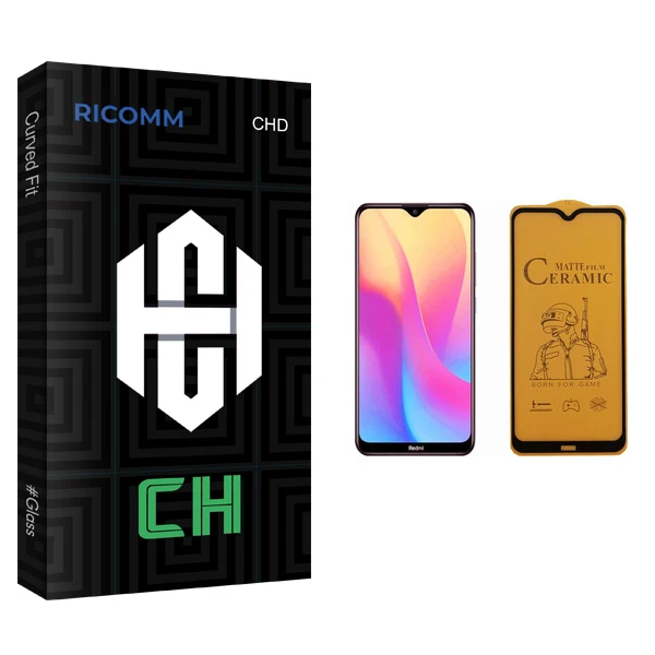 برای محافظ صفحه نمایش سرامیکی ریکام مدل CH glass مناسب گوشی موبایل شیائومی Redmi 8A