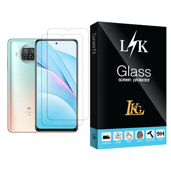 محافظ صفحه نمایش ال کا جی مدل LK Glass MIX002 مناسب برای گوشی موبایل شیائومی Mi 10T Lite 5G بسته دو عددی