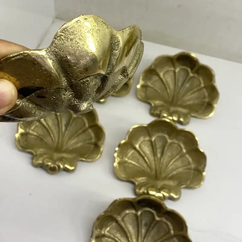 پیاله برنجی مدل صدف کد 829-190g