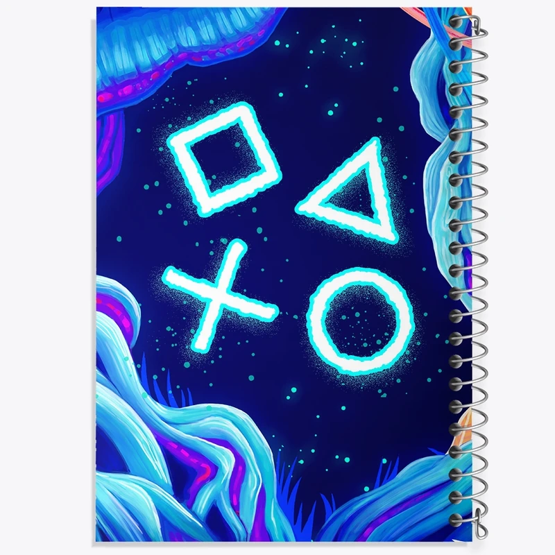 دفتر لیست خرید 50 برگ خندالو طرح Game کد F2393