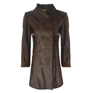 کت چرم زنانه چرمیران مدل رژان