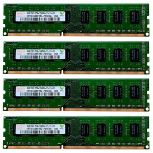 رم کامپیوتر DDR3 تک کاناله 1600 مگاهرتز CL11 هاینیکس مدل 2RX8 PC3-12800U ظرفیت 8 گیگابایت بسته چهار عددی