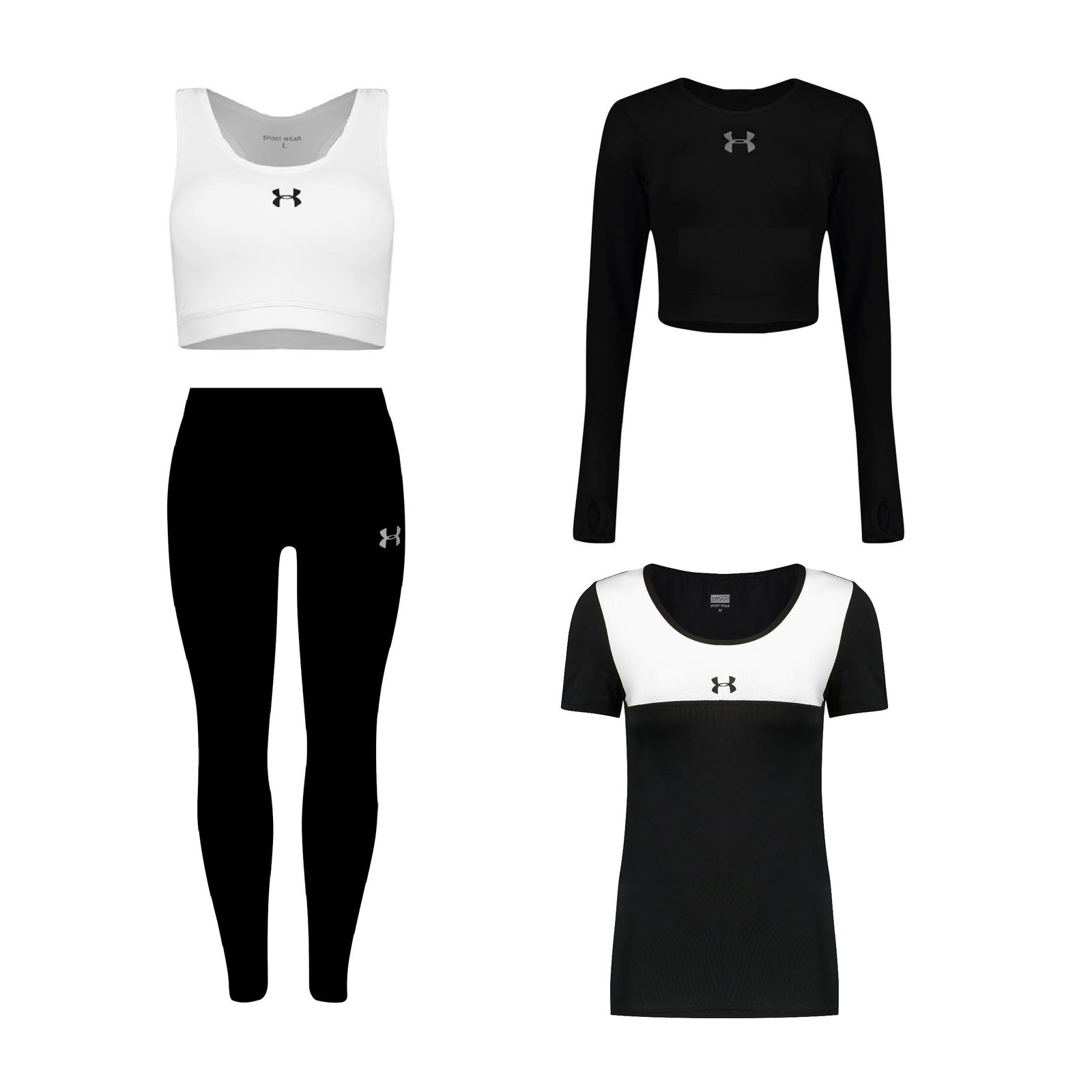 ست 4 تکه لباس ورزشی زنانه مدل 4101-1801-63-710102 -  - 1