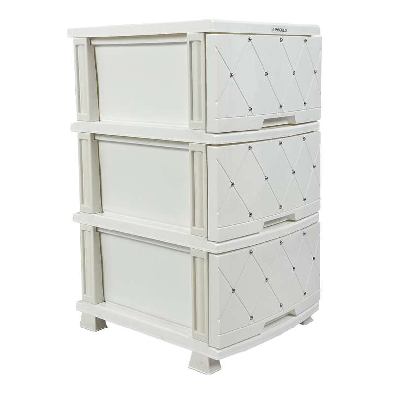 فایل کشویی رزگلد مدل نگین دار کد R713