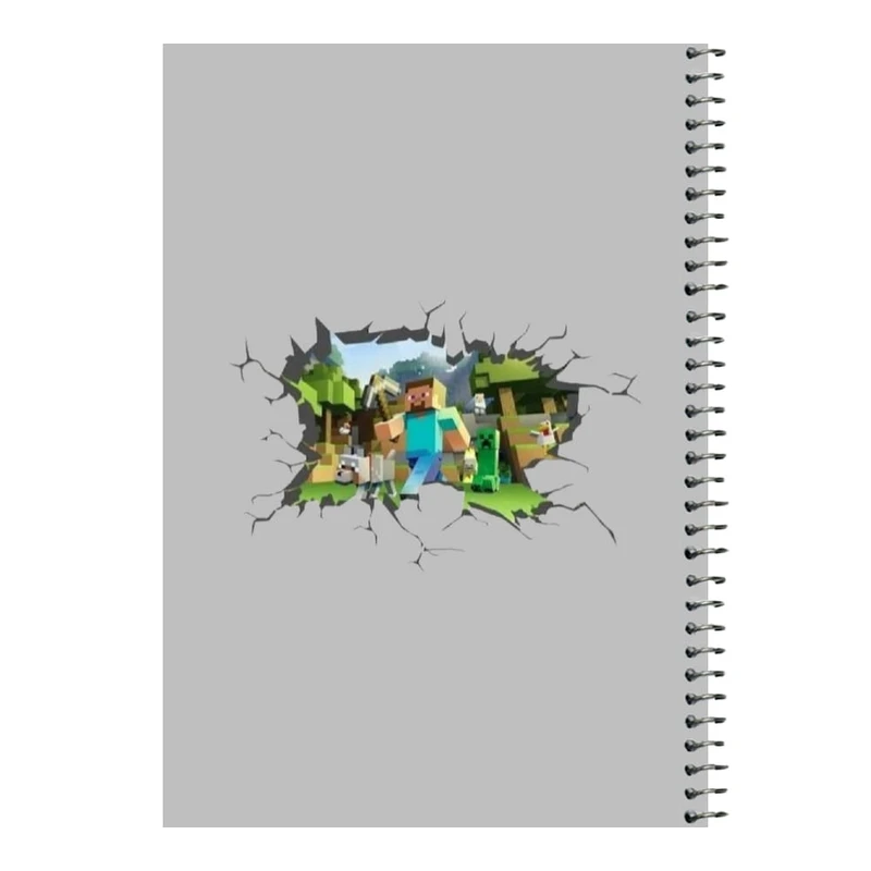 دفتر مشق 80 برگ اس جی مدل ماینکرفت کد۶   